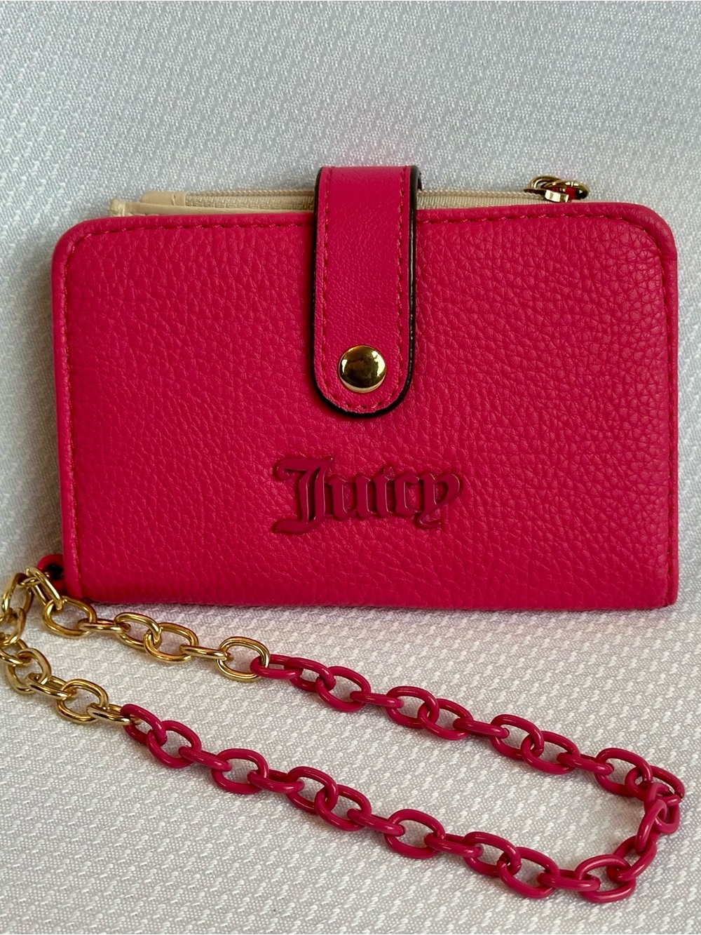 Juicy Couture Hot Pink Wristlet - Go Couture Yourself